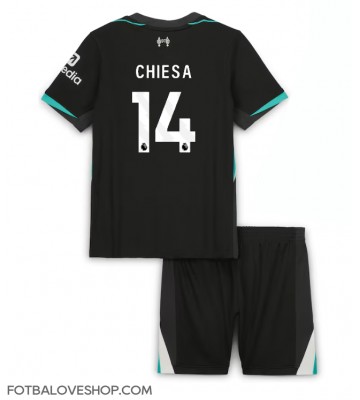 Liverpool Federico Chiesa #14 Dětské Venkovní Dres 2024-25 Krátký Rukáv (+ trenýrky)